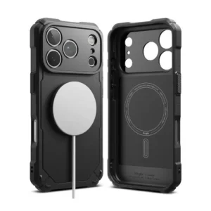 Ringke iPhone 17 Pro Max tok, ütésálló, mágneses, Fekete