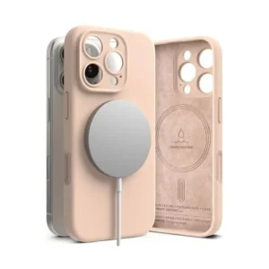 Ringke iPhone 16 Pro tok, Magsafe-kompatibilis, vékony, Rózsaszín homok