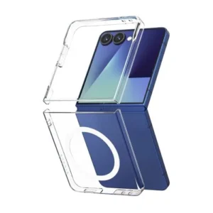 Ringke Galaxy Z Flip 7 tok, vékony, mágneses, Átlátszó