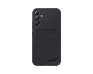 Samsung Galaxy A34 5G kártyatartós hátlap, TPU, 36% bioalapú, Fekete