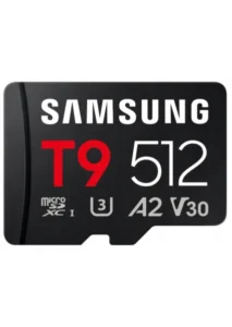 Samsung T9 C10 microSD memóriakártya, 512GB, 200MB/s