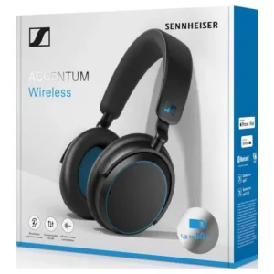 Sennheiser Accentum fejhallgató, vezeték nélküli on-ear, 50 óra üzemidő, Fekete