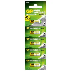 GP-BA-27AF-U5 elem, 5 db blister, 12V (A27)