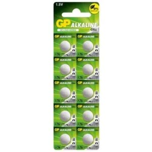GP GP-BA-A76F-U10, elem 1,55V 110 mAh (LR44)