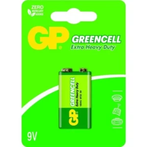 GP-BM-1604GLF-U1 (GP 6LF22 elem), zink-szén 9V, 190 mAh (6LF22)