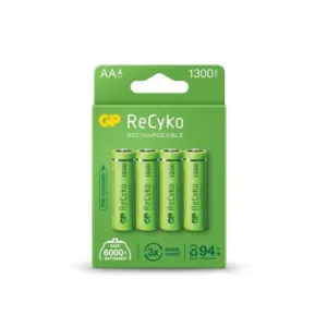 GP ReCyko R6 akkumulátor, AA, 1300 mAh, NiMH, 4 darab (bliszter)