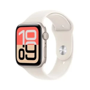 Apple Watch SE3 (2025) GPS 40mm Starlight Alu Case, S10 chip, 50m vízálló, Starlight (MEH54)
