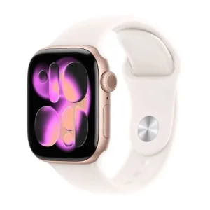 Apple Watch Series 11 (2025) GPS 42mm, 64GB, S10 chip, Világos rózsaszín (MEU44)