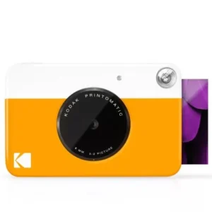 Kodak Printomatic fényképezőgép, 5 Mpx, azonnali nyomtatás, Sárga