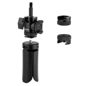 BOYA 01 mikrofonállvány, 1/4" csatlakozó, Fekete