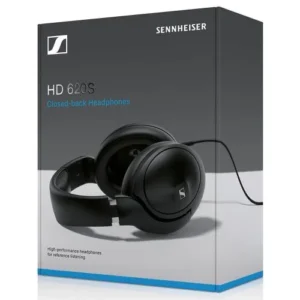 Sennheiser HD 620S fejhallgató, körülfüles, leválasztható kábelekkel, Fekete