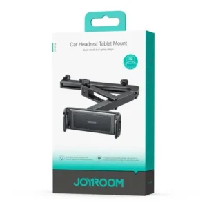 Joyroom JR-ZS433 fejtámlára szerelhető autótartó, 4,7–13 hüvelykes, Fekete