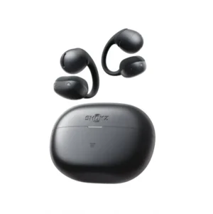 Shokz OpenDots Air, nyitott klipszes, 36 óra üzemidő, Fekete