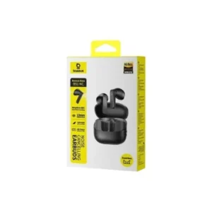 Baseus Earphone Bluetooth BH1 TWS, BT6.0, AI tiszta hívásokkal, Fekete (A0010102)