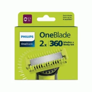 Philips OneBlade 360-pengék, 2 db, Szürke (QP624/50)