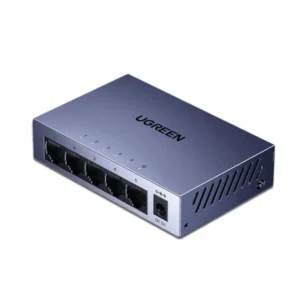 UGREEN CM933 kapcsoló, 5x RJ45, Fekete (65956EU)