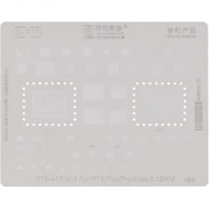 Bumblebee Stencil Amaoe U-IP11 for Apple iPhone 15 Series, precíziós BGA sablon, erős mágneses rögzítés