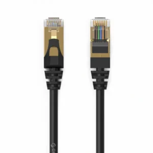 Orico PUG-C7 kábel, CAT7 UTP, 1 m, Fekete