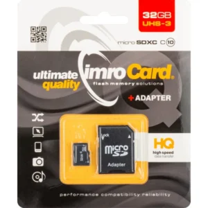 Imro microSDHC memóriakártya, 32 GB, Class 10 UHS-III