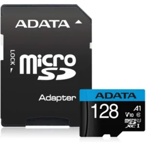 Adata Premier microSDXC memória kártya, 128 GB, Class 10 UHS-I (AUSDX128GUICL10A1-RA1)