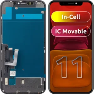 Apple iPhone 11 kijelző JK In-Cell LCD modul, 120Hz érintésvezérlés, Fekete