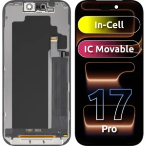 LCD kijelző modul ZY Apple iPhone 17 Pro-hoz, In-Cell IC verzió, Fekete
