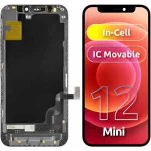 LCD kijelző modul ZY Apple iPhone 12 mini, In-Cell verzió, Fekete