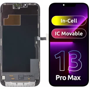 Apple iPhone 13 Pro Max LCD kijelző modul ZY, In-Cell IC verzió, Fekete