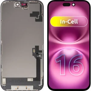 Apple iPhone 16 kijelző ZY LCD modul, In-Cell változat, Fekete