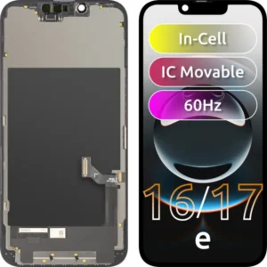 LCD Display Module ZY for Apple iPhone 17e / 16e, In-Cell IC verzió, Fekete