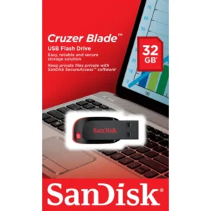 SanDisk Cruzer Blade 32Gb, USB-A 2.0, Kompakt (SDCZ50-032G-B35)