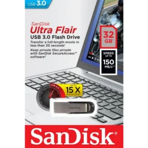 SanDisk Ultra Flair pendrive USB-A 3.0, 32GB, 150MB/s (SDCZ73-032G-G46)