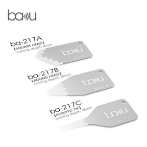 Baku BA-217 klipsz, 3in1, 0,4 mm rozsdamentes acél