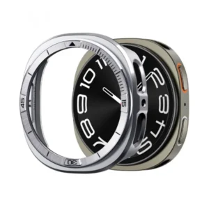 Spigen Watch8 keret Tune Pro Pilot Samsung Galaxy Watch9 / Watch8 44mm, rozsdamentes acél gyűrű, polikarbonát tok, Ezüst (ACS10011)